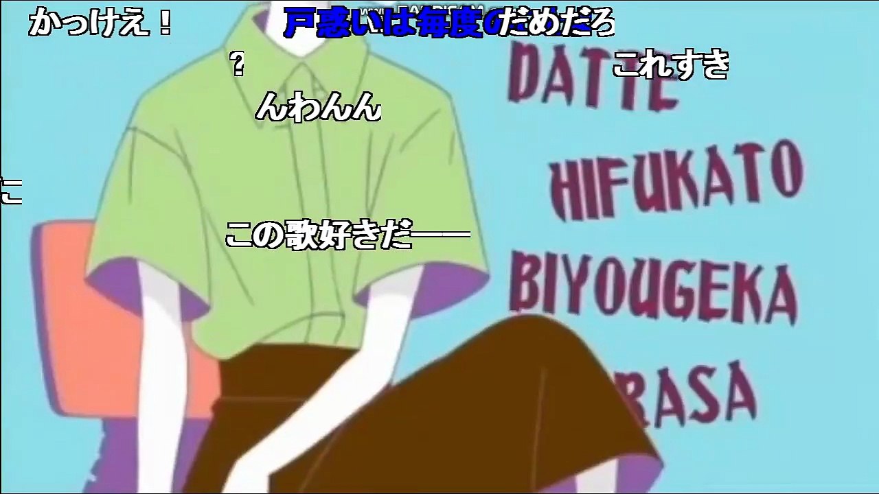 [720p]さよなら絶望先生OP2 コメ付き