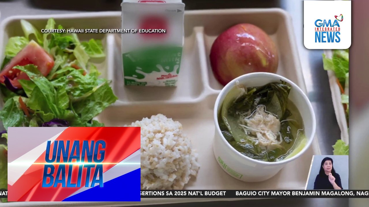 Tinola, kabilang sa menu sa public schools sa Hawaii | Unang Balita