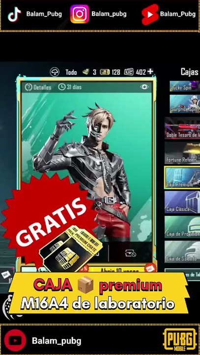 Pubg Mobile * abriendo caja premium M16A4 de laboratorio