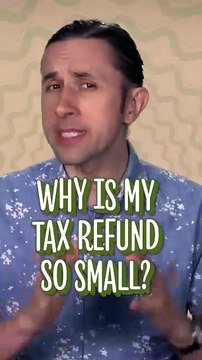 Is Your Tax Refund Smaller Than You Expected- #taxes #taxrefund #irs #refundmoney #money