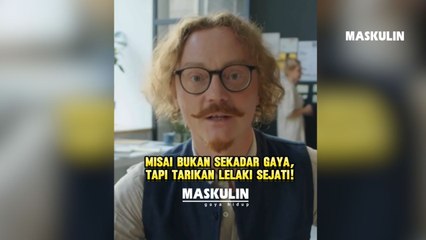 Misai Bukan Sekadar Gaya, Tapi Tarikan Lelaki Sejati