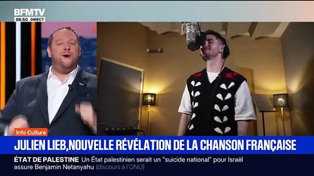 Julien Lieb, la nouvelle révélation de la chanson française après la Star Academy REPORTAGE TV
