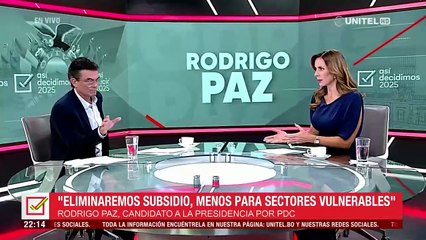 ¿Se mantendrá el subsidio a los combustibles?, esto dice Rodrigo Paz