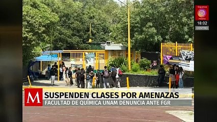 En la UNAM, la Facultad de Química suspende clases presenciales por amenazas en redes sociales
