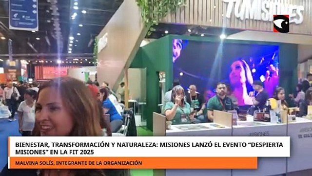 Binestar, transformación y naturaleza Misiones lanzó el evento Despierta Misiones en la FIT 2025