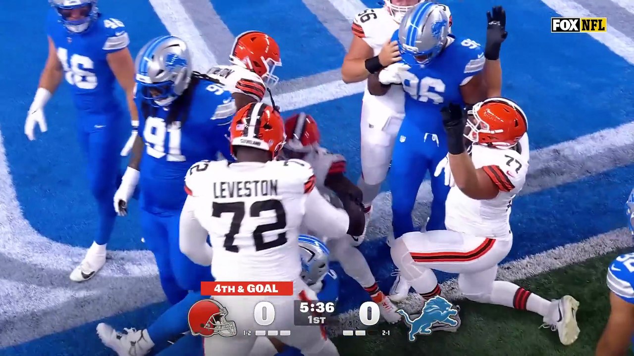 Cleveland Browns vs Detroit Lions Game Highlights _ 2025 NFL Season Week 4