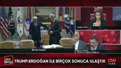 CNN Türk canlı yayında Hande Fırat ile Melik Yiğitel birbirine girdi