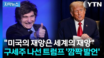 [자막뉴스] 환율 폭락에 '외환위기'...트럼프, 아르헨 향해 놀라운 서명 / YTN