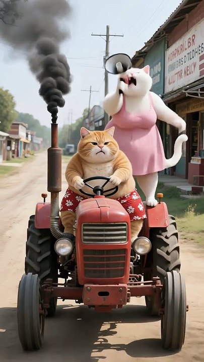 Fat cat’s Search for His Son🐱😸😸