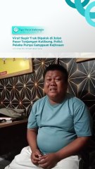 Viral! Supir Truk Dipalak di Jalan Pasar Tanjungan Katibung, Polisi: Pelaku Punya Gangguan Kejiwaan