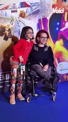 @hemereetsamaman à l’avant-première de Super Grand Prix. Et backstage de la jolie interview avec @nikosaliagas et @faustinebollaert 💕 📹 Céline Peschard #supergrandprix #nikosaliagas #hemere #legrandrex #faustinebollaert @europapark