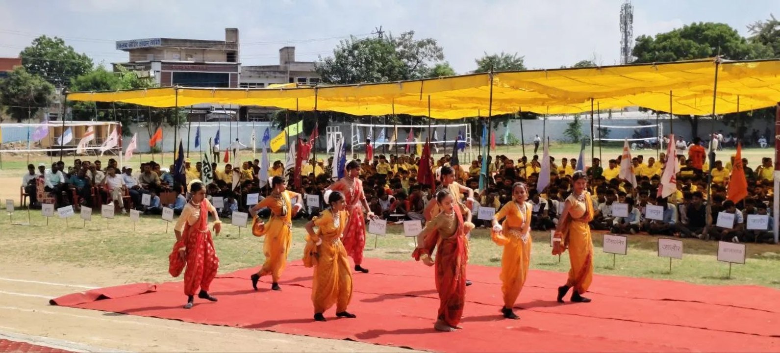 खैरथल में राज्य स्तरीय बॉलीबाल क्रीड़ा प्रतियोगिता आरम्भ