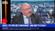 BFM éco : 2026, l'Élysée gèle son budget, une goutte d'eau ? - 29/09