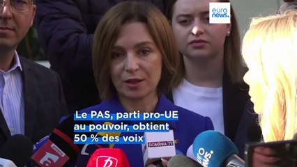 Moldavie : le parti pro-UE de la présidente Maia Sandu remporte les législatives