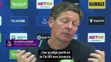Glasner met en garde ses joueurs après leur victoire contre Liverpool