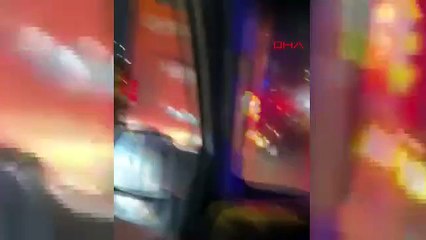 İstanbul'da yağmur sonrası korkunç kaza: 17 araç birbirine girdi!