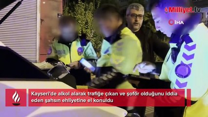 Alkollü sürücüden polise şaşkına çeviren sözler: Ekmeğimi sen mi vereceksin?