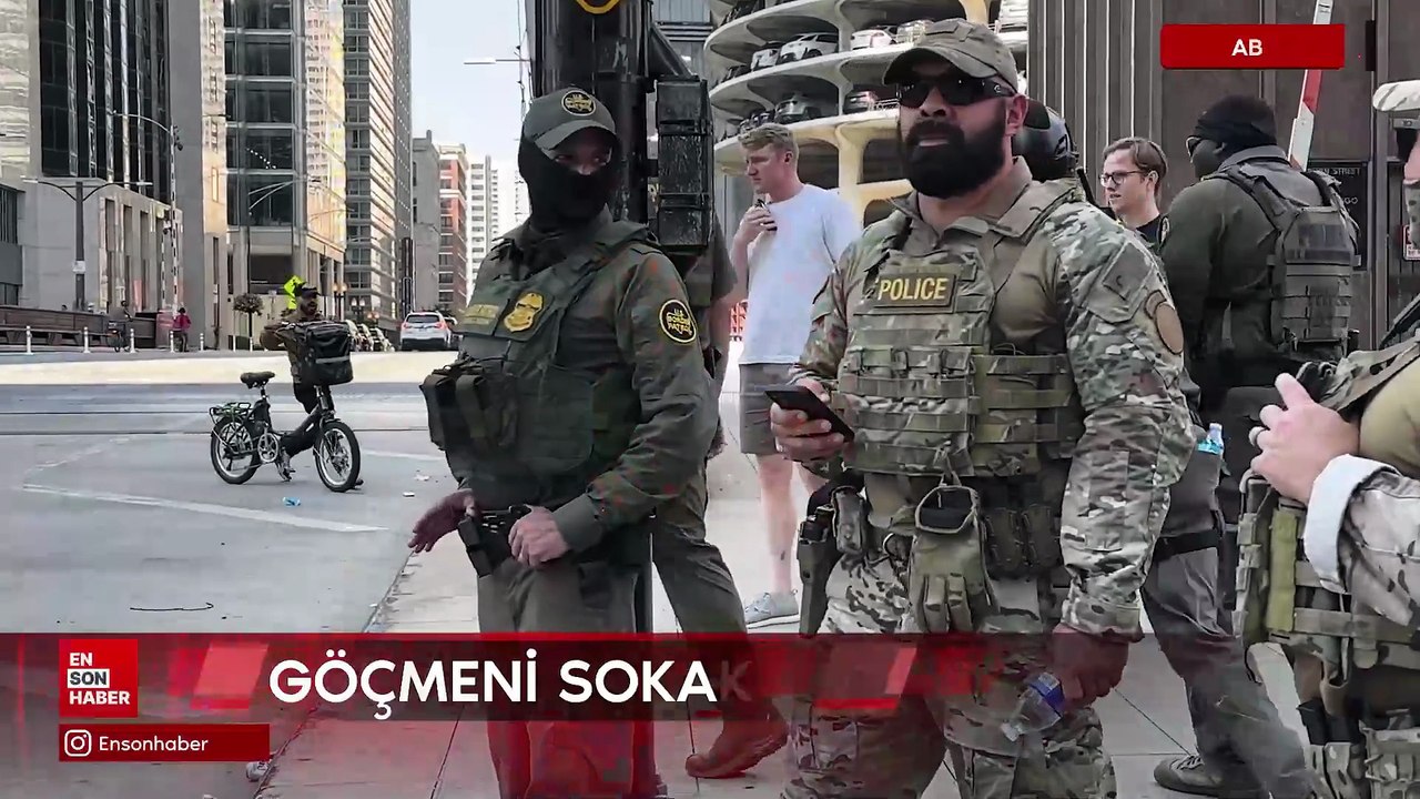 ABD Göçmenlik ve Gümrük Muhafaza Ajanları Chicago merkezinde, göçmenin peşine düştü