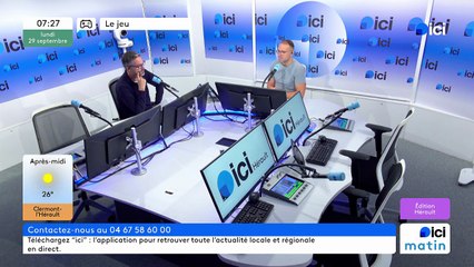 29/09/2025 - ici matin par ici Hérault en vidéo