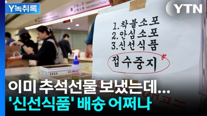 이미 접수한 '신선식품'은 어떡해요?...전산망 마비에 지연 불가피 [Y녹취록] / YTN
