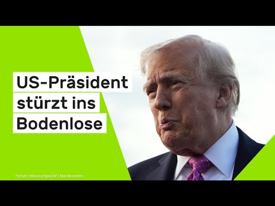 Donald Trump: US-Präsident stürzt ins Bodenlose - und reißt seine Gefolgschaft in den Abgrund