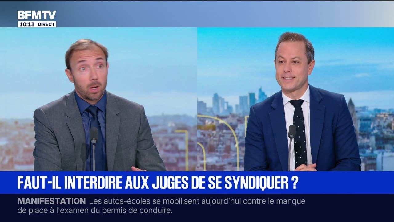 Condamnation de Nicolas Sarkozy: "Il y a des centaines de magistrats qui se sont prononcés sur ce dossier", rappelle Aurélien Martini (USM) après des intimidations contre la présidente du tribunal