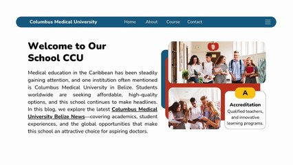 Columbus Medical University Belize News Student Life, Academics, and Global Pathways