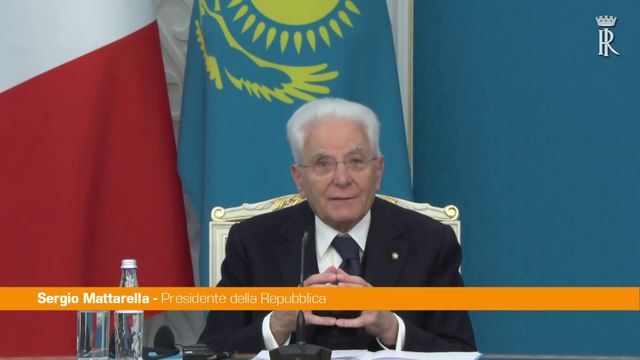 Mattarella Rapporti con Kazakistan ottimi, si possono accrescere