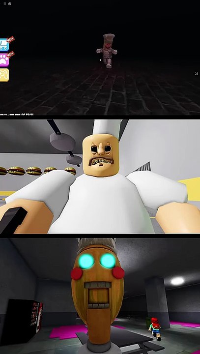 Roblox Scary Obby Jumpscares Escape Papa Pizza_s Pizzeria vs GARRY THE CHEF vs Chef Miss Ani-Tron(480P)
