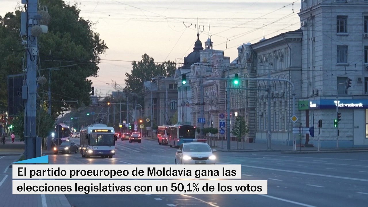 Moldavia da un rotundo respaldo al partido proeuropeo frente a las injerencias de Rusia