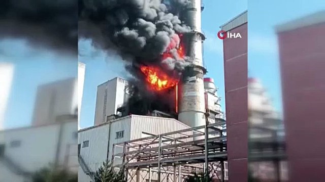 Konya Şeker’e bağlı Kangal Termik Santrali’nde yangın