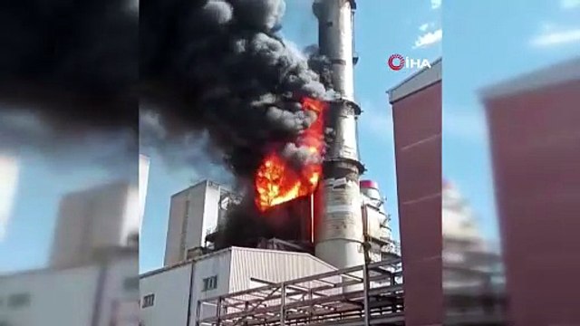 Konya Şeker’e bağlı Kangal Termik Santrali’nde yangın