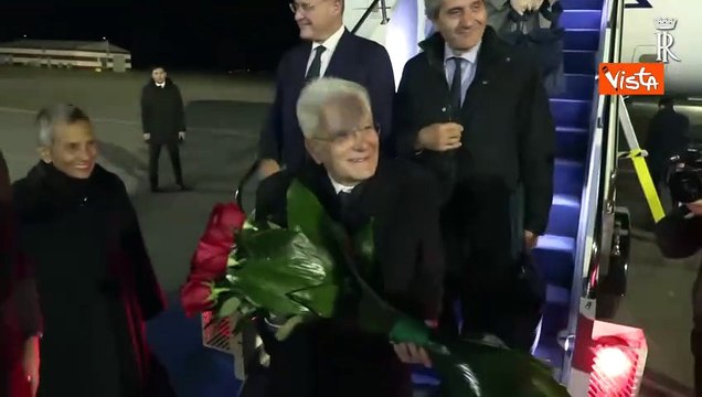 Il Presidente della Repubblica Sergio Mattarella arriva ad Astana in Kazakistan