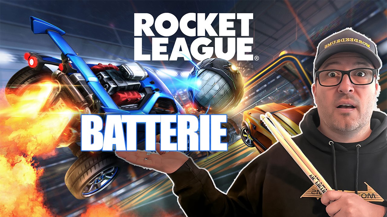 Je joue ma PREMIÈRE PARTIE sur ROCKET LEAGUE… en FULL BATTERIE !
