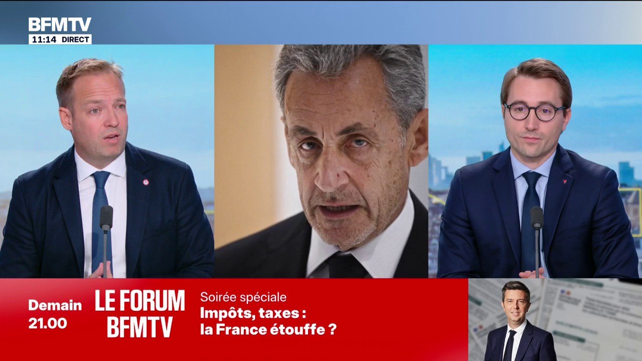 Condamnation de Nicolas Sarkozy: "Quand ce sont des faibles qui sont condamnés, la droite est très contente. Quand ce sont des forts, elle dit que ce n'est pas normal", observe Antoine Léaument (LFI)