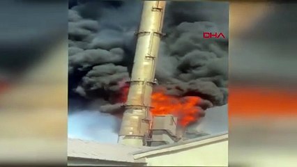 Sivas'ta termik santral yangını!