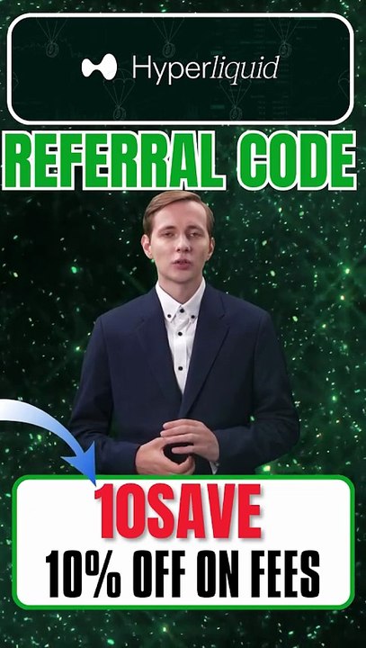 Hyperliquid referral code "10SAVE" Get 10% Off On Trading Fees