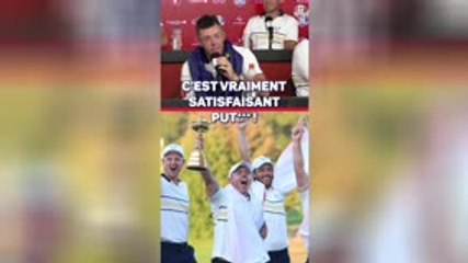 Ryder Cup - "Vraiment satisfaisant put*** !" : la dernière réponse de McIlroy à ses détracteurs