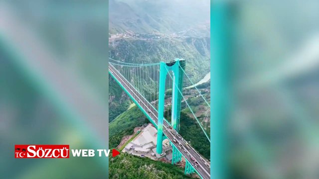 Dünyanın en yüksek köprüsü kullanıma açıldı