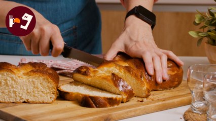 TRENZA de BRIOCHE CASERA. Prepárate para que te pidan la receta
