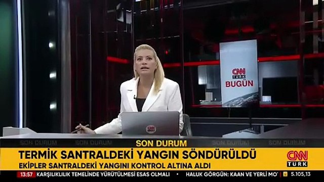 Sivas'ta termik santralde çıkan yangın kontrol altına alındı
