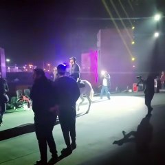 محمد رمضان على الحصان في كواليس موسم الرياض