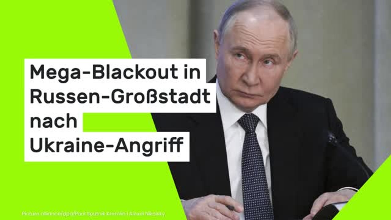 Ukraine-Krieg aktuell: Niederlage für Putin - Mega-Blackout in Russen-Großstadt nach Ukraine-Angriff