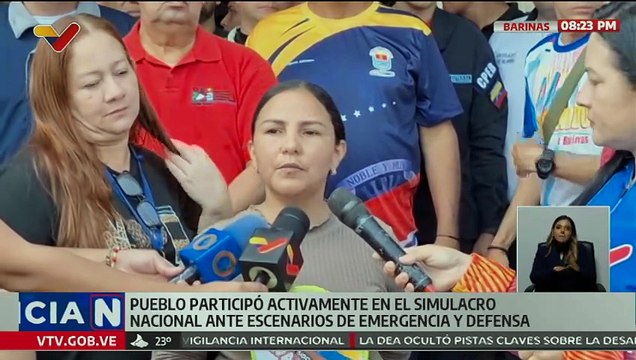 Barinas | Poder popular en la entidad participó activamente en el Simulacro Nacional de PC