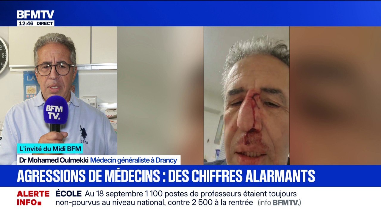 Médecins agressés: "Jamais je ne pensais connaître ça un jour dans ma vie", témoigne le docteur Mohamed Oulmekki
