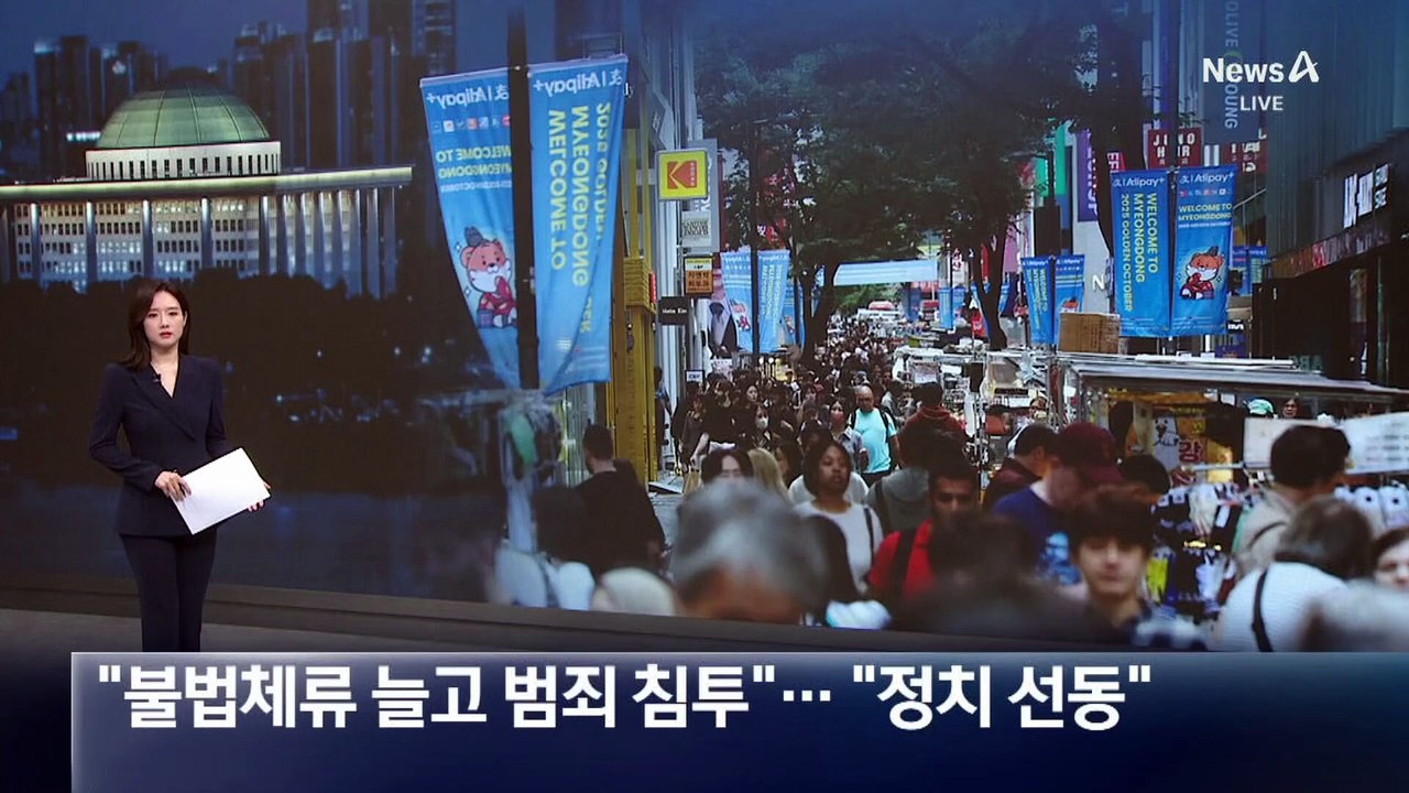 野 “불법체류 늘고 범죄 침투”…與 “정치 선동”