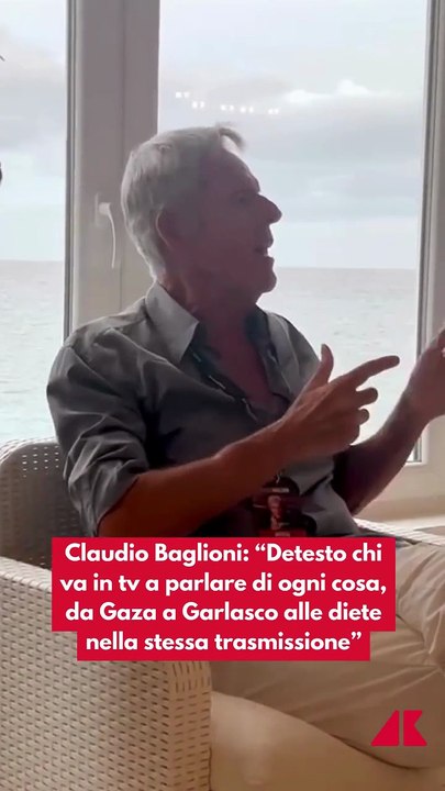 Claudio Baglioni: “A 74 anni alcune cose non le ho capite, quelli che su ogni cosa dicono la loro”