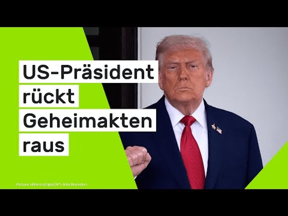 Donald Trump: US-Präsident rückt Geheimakten raus - wird das Rätsel endlich gelöst?