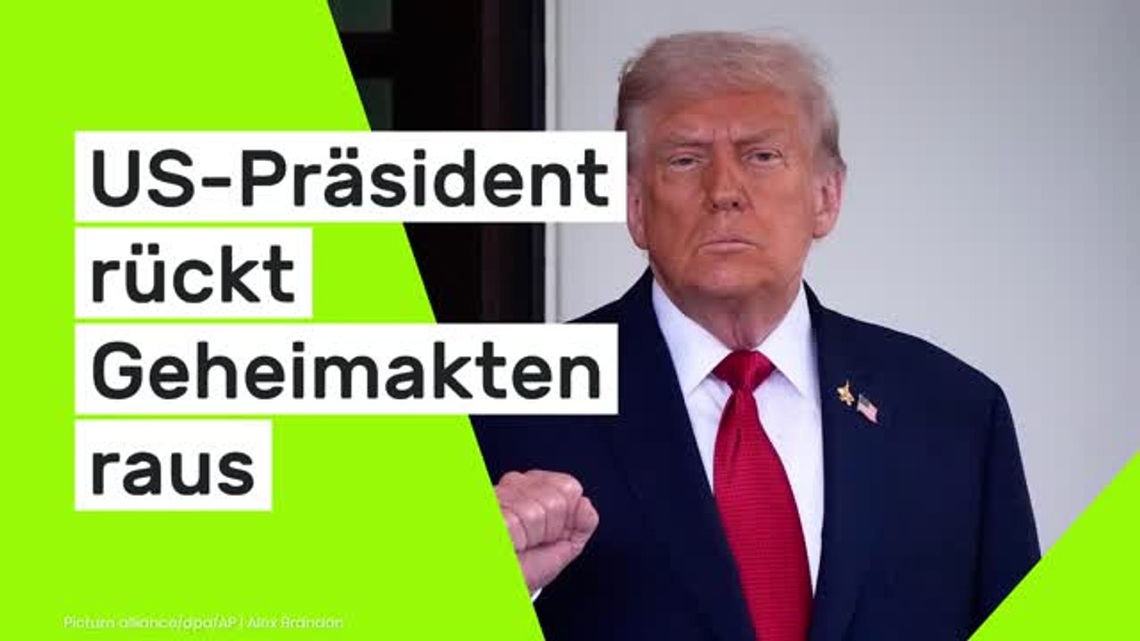 Donald Trump: US-Präsident rückt Geheimakten raus - wird das Rätsel endlich gelöst?