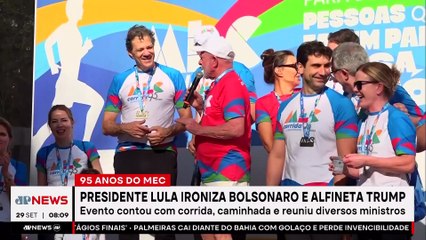 Lula ironiza Bolsonaro e alfineta Trump; Motta e Thulio comentam